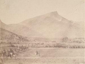 [Partida para la caza Tumba del Khan de Khiva], 1840s-60s de Possibly by Luigi Pesce.