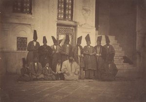 [En la mezquita de Damegan Los eunucos] de Possibly by Luigi Pesce.