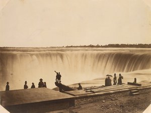 Cataratas del Niágara, ca. 1855 de Possibly by Silas A. Holmes.