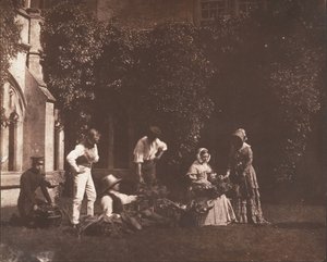 Los vendedores de frutas de Possibly by William Henry Fox Talbot.
