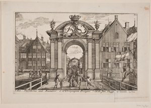 Arco de triunfo de Federico V en Randers de Poul Isac Grønvold