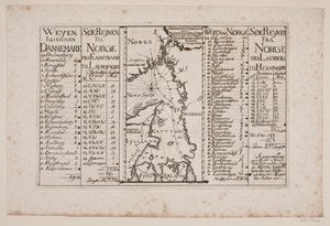 Mapa de Skagerrak y Kattegat con regiones circundantes de Poul Isac Grønvold