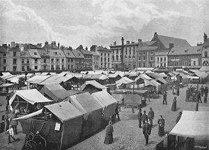 Mercado, Northampton, c. 1896 de Poulton and Co