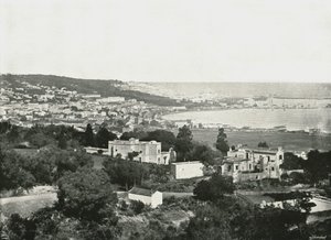 Vista desde el Mustafa, Argel, Argelia, 1895 de Poulton and Co