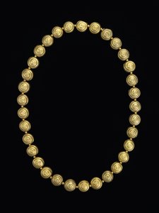 Collar de cuentas de caracol, Moche de Pre Columbian Pre Columbian