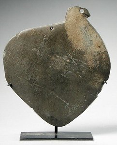 Paleta con cabeza de pájaro, posiblemente una pintada, Período Naqada II, c.3500-3100 a.C.