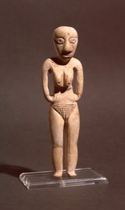 Figurilla de una Mujer Desnuda, del período Badariense o Neolítico temprano, c.4000 a.C.