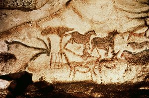 Caballos y ciervos de las Cuevas de Altamira, c.15000 a.C.