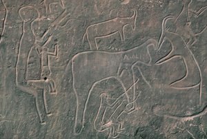 Figuras humanas y animales