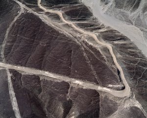 Vista aérea de las Líneas de Nazca