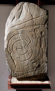 Estela ibérica del guerrero de Solana de Cabanas. Siglo VIII-VI a.C. de Prehistoric Prehistoric
