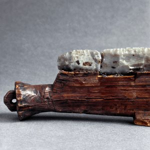 Prehistoria, cultura Polada: sierra de la Turbera Polada, Lonato. Edad de Bronce. Roma, Museo Nazionale Preistorico Etnografico Luigi Pigorini