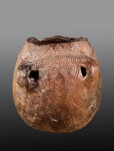 Prehistoria: jarrón de cerámica, neolítico. Procedente de Cacín