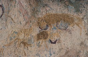 Animales salvajes (pintura rupestre) de Prehistoric Prehistoric