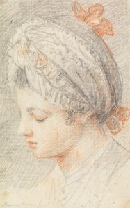 Cabeza de una joven de Prince Hoare