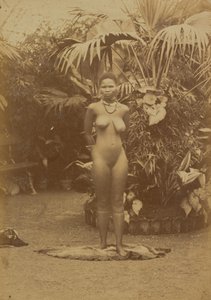[Mujer sudafricana, desnuda] de Prince Roland Napoleon Bonaparte