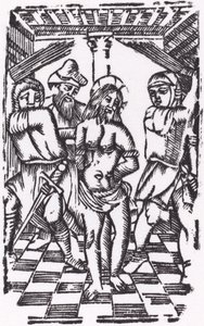 La flagelación de Probably French 16th Century