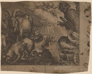 Anunciación a los pastores de Probably Netherlandish 17th Century