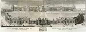 Vista del Palacio de Catalina en Tsarskoye Selo, 1761 de Prokofy Artemyevich Artemyev