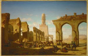 Ruinas de la mezquita de Jalif Hakem en El Cairo ...