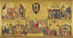 Políptico de la Dormición de la Virgen de Pseudo Jacopino di Francesco