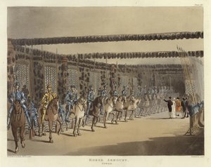 Armería de caballos de Pugin and Rowlandson
