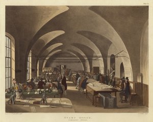 Oficina de sellos de Pugin and Rowlandson