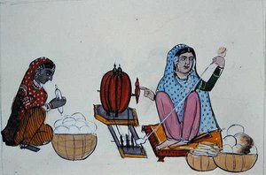 Fábrica de algodón (Behna) c.1890 de Punjabi School