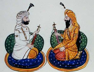 Sardar Sher Singh Atariwala y Maharajá Sher Singh Atariwala, c.1890 de Punjabi School