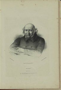 Retrato del autor Príncipe Alexander Shakhovskoi 1777-1846, 1860s de Pyotr Fyodorovich Borel