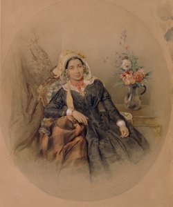 Retrato de la Baronesa Iuliania Ivanovna Klodt von Jürgensburg, 1845 de Pyotr Fyodorovich Sokolov