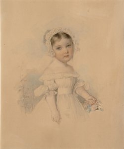 Retrato de la condesa Alexandra Alexandrovna Golitsyna 1823-1910, mediados de la década de 1820 de Pyotr Fyodorovich Sokolov