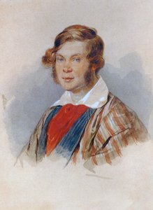 Retrato del poeta príncipe Pyotr A. Vyazemsky