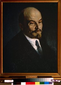 Retrato de Vladimir Lenin de Pyotr Ivanovich Kelin
