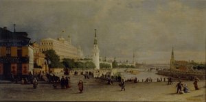 Puente Bolshoy Kamenny en Moscú de Pjotr ​​​​Petrowitsch Wereschtschagin