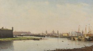 Vista de San Petersburgo de Pjotr ​​​​Petrowitsch Wereschtschagin