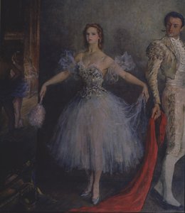 Retrato de la bailarina Marina Semyonova como Carmen