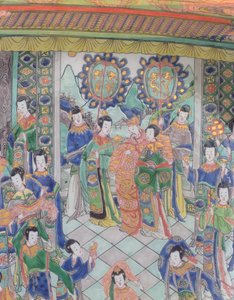 Gran Plato Famille Verte, período Kangxi (1662-1722)