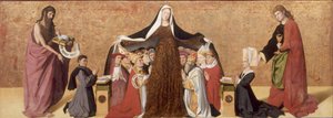 La Virgen de la Misericordia de la Familia Cadard, 1453 de Quarton