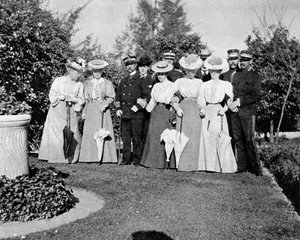 Grupo familiar en Atenas, 1908