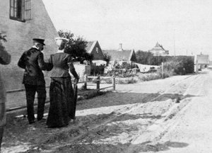 Desembarco en Skagen, Dinamarca, 1908 de Queen Alexandra