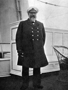 El piloto durante el viaje noruego de los yates reales, 1904-1908