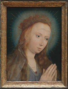 Virgen en oración de Quentin Massys or Matsys