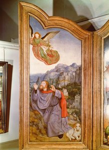 El Santo Parentesco, o el Retablo de Santa Ana, (detalle) de Quentin Massys or Metsys