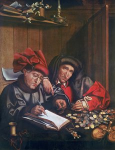 Los Cambistas de Quentin Massys or Metsys