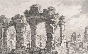 Ruinas de Cumas, siglo XVIII de Quentin Pierre Chedel