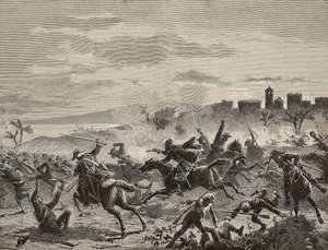 Defensa de Cagliari durante el ataque francés, 17 de febrero de Quinto Cenni