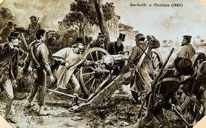 Garibaldi en Mentana de Quinto Cenni