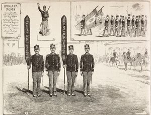 Inspección de la Brigada Roma del Ejército Italiano, 16 de marzo de Quinto Cenni