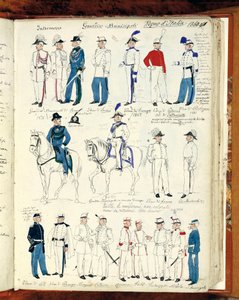 Guardias Municipales, uniformes militares del Reino de Italia